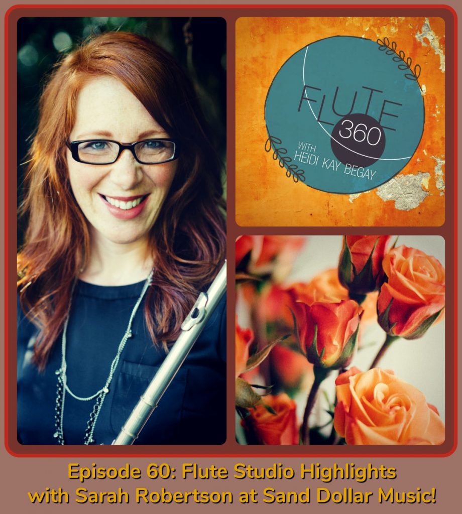 Sand Dollar, interview, Sarah Robertson, flute, flute teacher, flute studio, flute student, Ohio