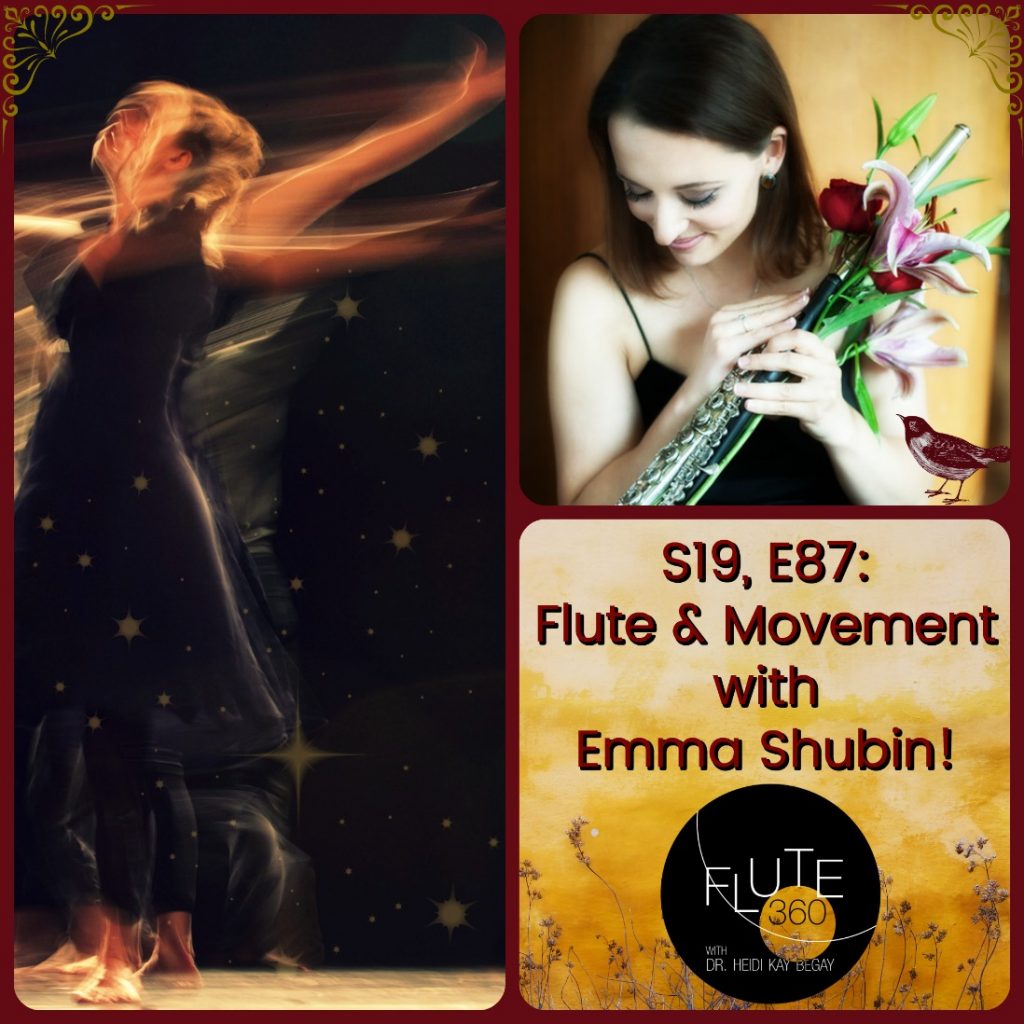 Emma Shubin, Dalcroze, flute, flutes, movement, dance, flute and movement, Colorado
