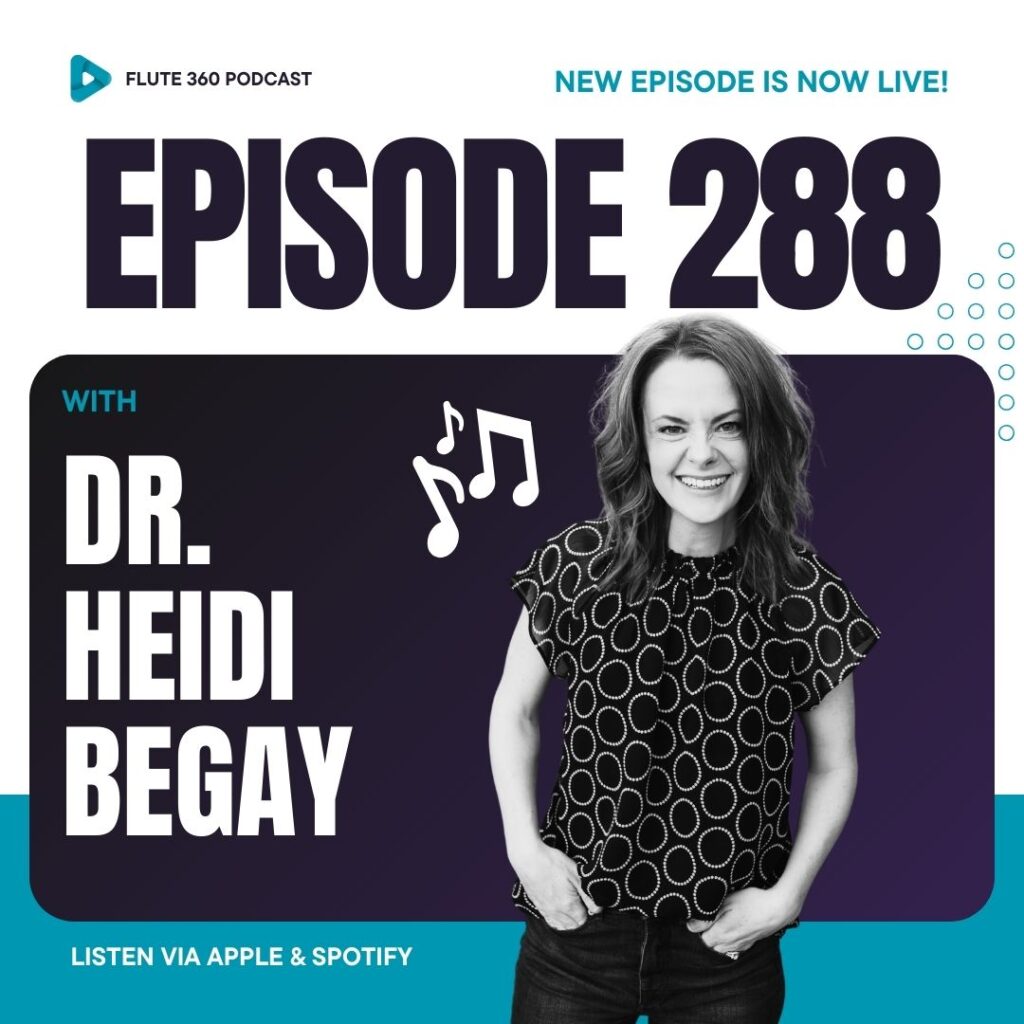 flute teacher, NFA, National Flute Association, NFA 2024, Amy Porter, Talking Flutes Podcast, Flute Center of New York, NFA exhibitor, Flute 360, Heidi Kay Begay, Dr. Heidi, Dallas flute teacher, Dallas flute studio, flute help, flute music, flute festival